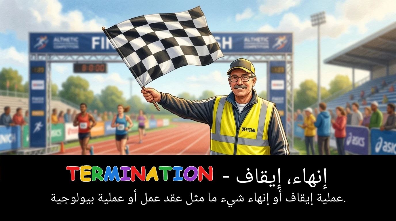 Arabic Illustration for termination